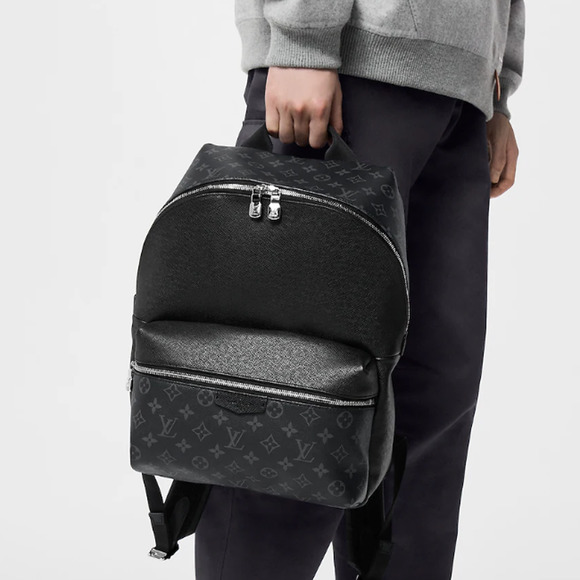 LOUIS VUITTON Monogram Eclipse Taiga Discovery Backpack PM 1265363